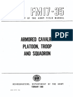 FM17-35 Armored Cavalry Platoon, Troop and Squadron