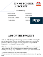 Design of BOmber Aircraft 2 PPT AARIF