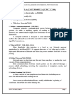 Part-A (University Questions) : 1. Write The Categories of Networks. (A/M-2011)