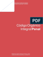 Código Orgánico Integral Penal - Coip Ed. SDN-MJDHC