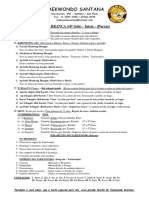 Curriculo de Faixa Colorida - TKD Santana PDF