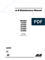 Nacela JLG 3246 ES Service and Maintenance PDF