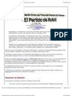 El Partido de Xolotl - Magia e Iniciación Entre Las Tribus Del Final de Los Tiempos