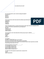 MCQ 4 Groundwater