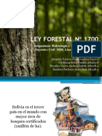 Ley Forestal #1700