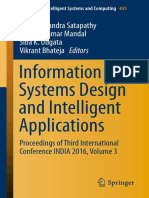 Information Systems Design and Intelligent Applications Volume 3 PDF