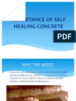 Importance of Self Healing Concrete