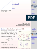 MA 1506 Mathematics II Tutorial 11: Partial Differential Equations