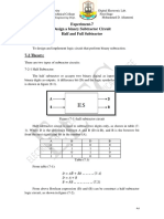 Experiment-7 Design A Binary Subtractor Circuit Half and Full Subtractor 7-1 Object