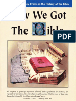 How We Got The Bible