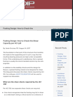 Footing Design: How To Check The Shear Capacity Per ACI 318 - Structural Engineering Software