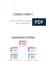 Science Form 3: Chapter 2 Blood Circulation and Transport