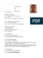 Curriculum Vitae Protesis