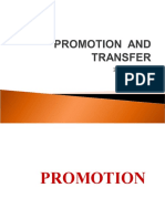 Promotion and Transfer