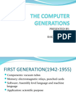 The Computer Generations