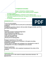 The Major Pathways of Complement Activation