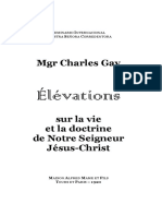 Gay - Elevations Sur La Vie Et La Doctrine de Notre-Seigneur Jesus-Christ