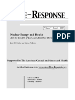 Nuclear Energy and Health - The Benefits of Lose-Dose Radiation Hormesis