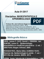 Aula 01 - Bioestatística