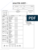 Character Sheet : Corruption Order Alignment Chaos Alignment