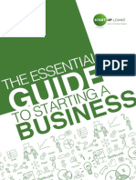 The Essential Guide To Starting A Business - Single Page Format