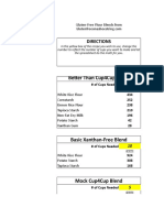 Flour Blends Calculator