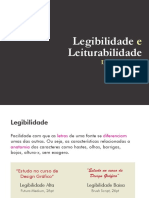 Legibilidade Leiturabilidade