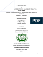 High Voltage DC Using Marx Generator Principle: A Minor Project Report On