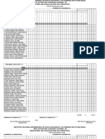 Cuadros de Proceso Area Academica Primero, Segundo y Tercero Ciclo 2018