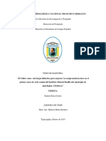 El Taller Como Estrategia Didactica para Mejorar La Comprension Lectora en El Primer Curso de Ciclo Comun Del Instituto Manuel Bonilla Del Municipio de Apacilagua Choluteca PDF