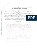 Early Afterglows of Gamma-Ray Bursts in A Stratified Medium With A Power-Law Density Distribution