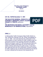 3.2. Solicitor General vs. Metropolitan Manila Authority and Mandaluyong, G.R. No. 102782, December 11, 1991