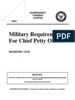 Military Req. Cpo Navedtra 14144