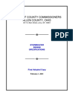 Storm Water Design Specifications