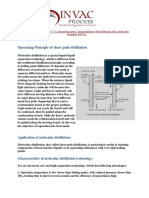 Short Path Distillation Details