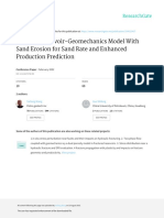 Coupled Reservoir-Geomechanics Model With Sand Erosion For Sand Rate and Enhanced Production Prediction