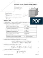 Deduccion Conservacion Masa