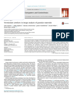 Vermiculate Artefacts in Image Analysis of Granular Materials