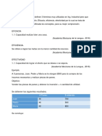 Ensayo de Eficiencia, Eficacia y Efectividad.