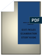 Exit and NCLEX Examination Study Guide PDF