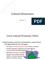 Cultural Dimensions