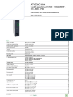 Altivar Process 630 Variable Frequency Drives VFD - ATV630C16N4