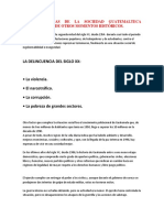 Características de La Sociedad Guatemalteca Actual Con La de Otros Momentos Histórico1