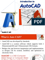 Introduction To AutoCAD