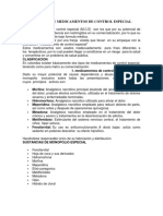 Dispensacion de Medicamentos de Control Especial