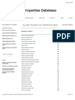 Glass Transition Temperatures