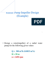 Radial Pump Impeller Design Example