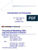 Introduction To Processes: Dr. Yann-Hang Lee GWC 224 Yhlee@asu - Edu