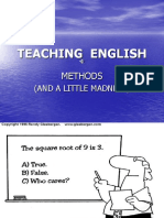 Teaching English: (And A Little Madness)