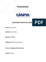 Tarea 4. Hitoria Dominicana III